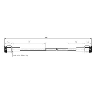 HS-SMAM To SMAM With RG316 Cable XXcm (6G)_Web3